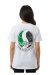 Sakaryaspor Kadın Beyaz Sıfır Yaka Tişört - Logo